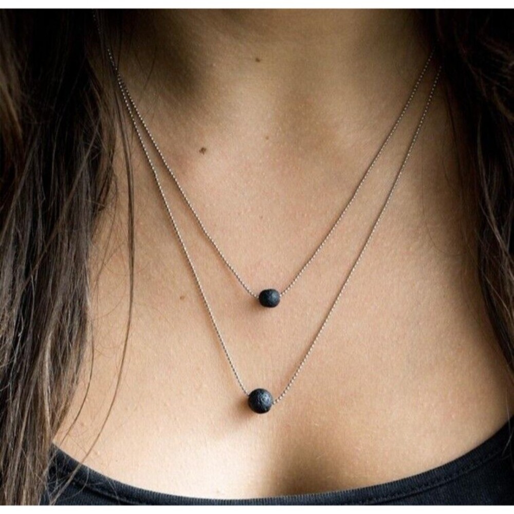 Vitality Double Layer Infuser Ball Necklace